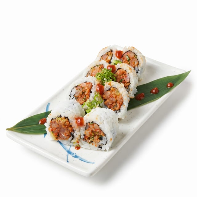 Spicy Yellowtail Roll.