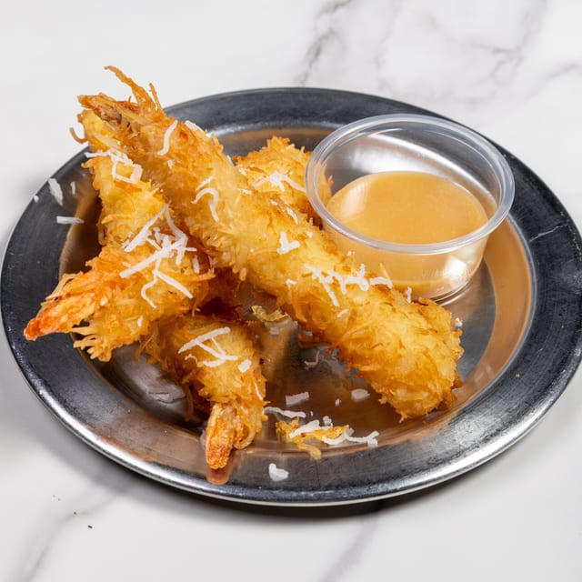Coconut Shrimp Tempura.