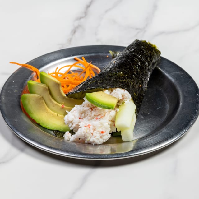 Spicy California Hand Roll.