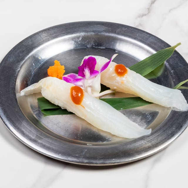 Halibut Nigiri.