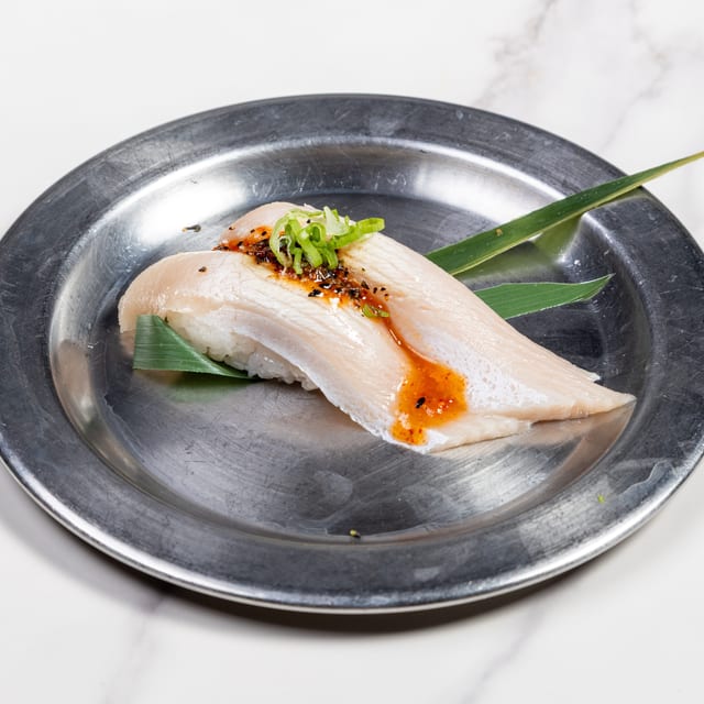 Pepper Yellowtail Nigiri.