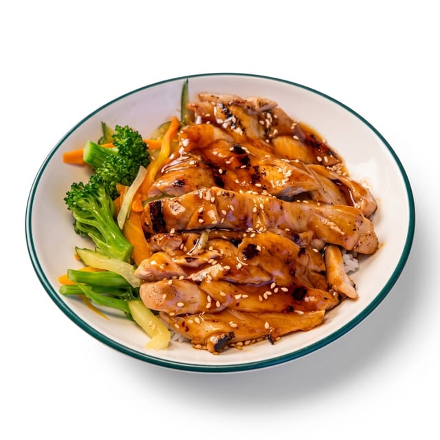 Chicken Teriyaki Rice Bowl.
